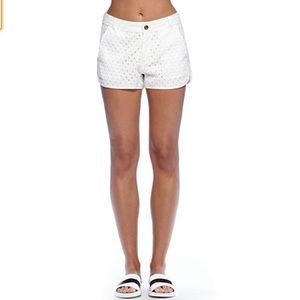 Michael Stars White Eyelet Shorts (K)